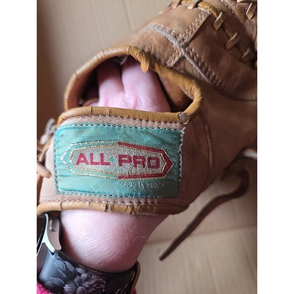 ALL PRO Softball Glove Pro Mitt LFB-2 Leather - Right Hand Thrower RHT - Picture 6 of 10